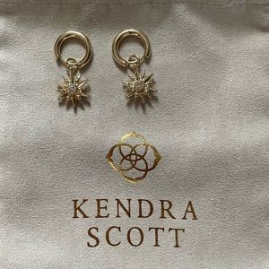 Kendra Scott Star Charm Huggie earrings